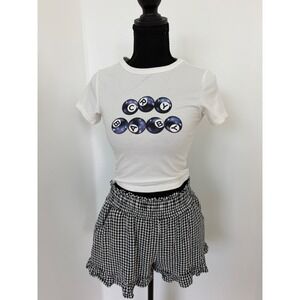 Y2K Inspired Graphic Cropped Baby Tee Tumblr Aesthetic Coquette Grunge It Girl S